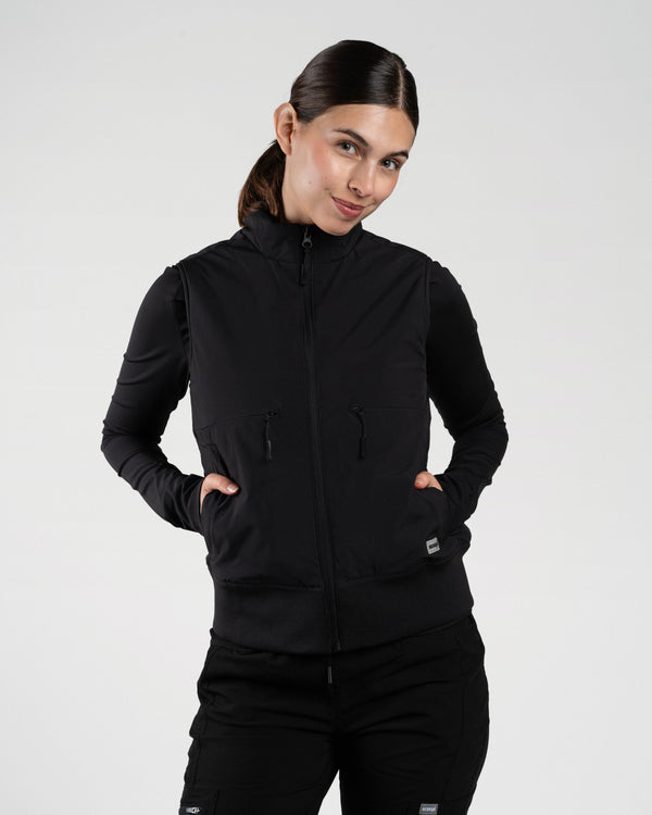 CHAQUETA SIN MANGAS MUJER