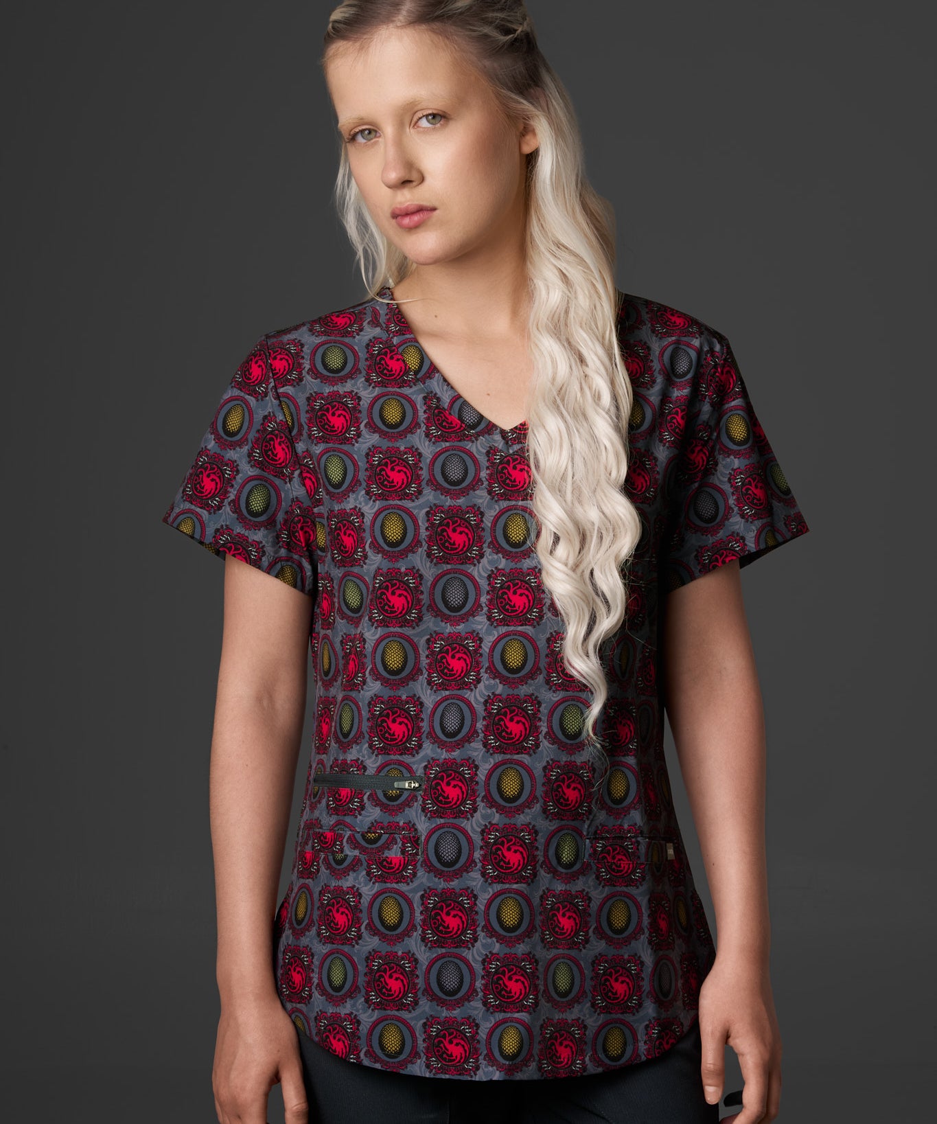 TOP MUJER PRINT GAME OF THRONES