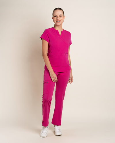 TOP MUJER COMFORT FUCSIA