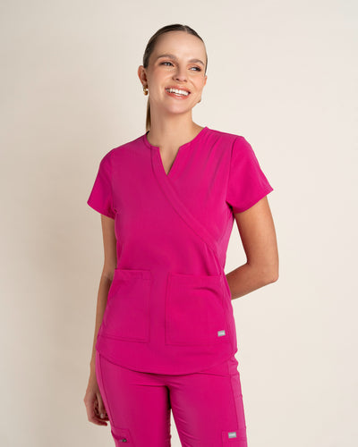TOP MUJER COMFORT FUCSIA