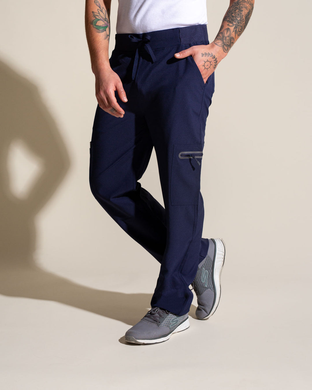 PANTALON HOMBRE SPORT STRETCH MARINO